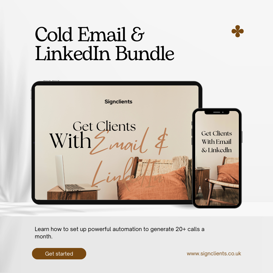 Get Clients With Email & LinkedIn