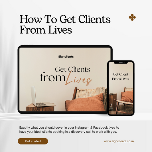 How To Get Clients From Lives