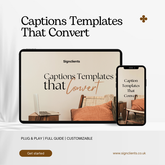 Captions Templates That Convert