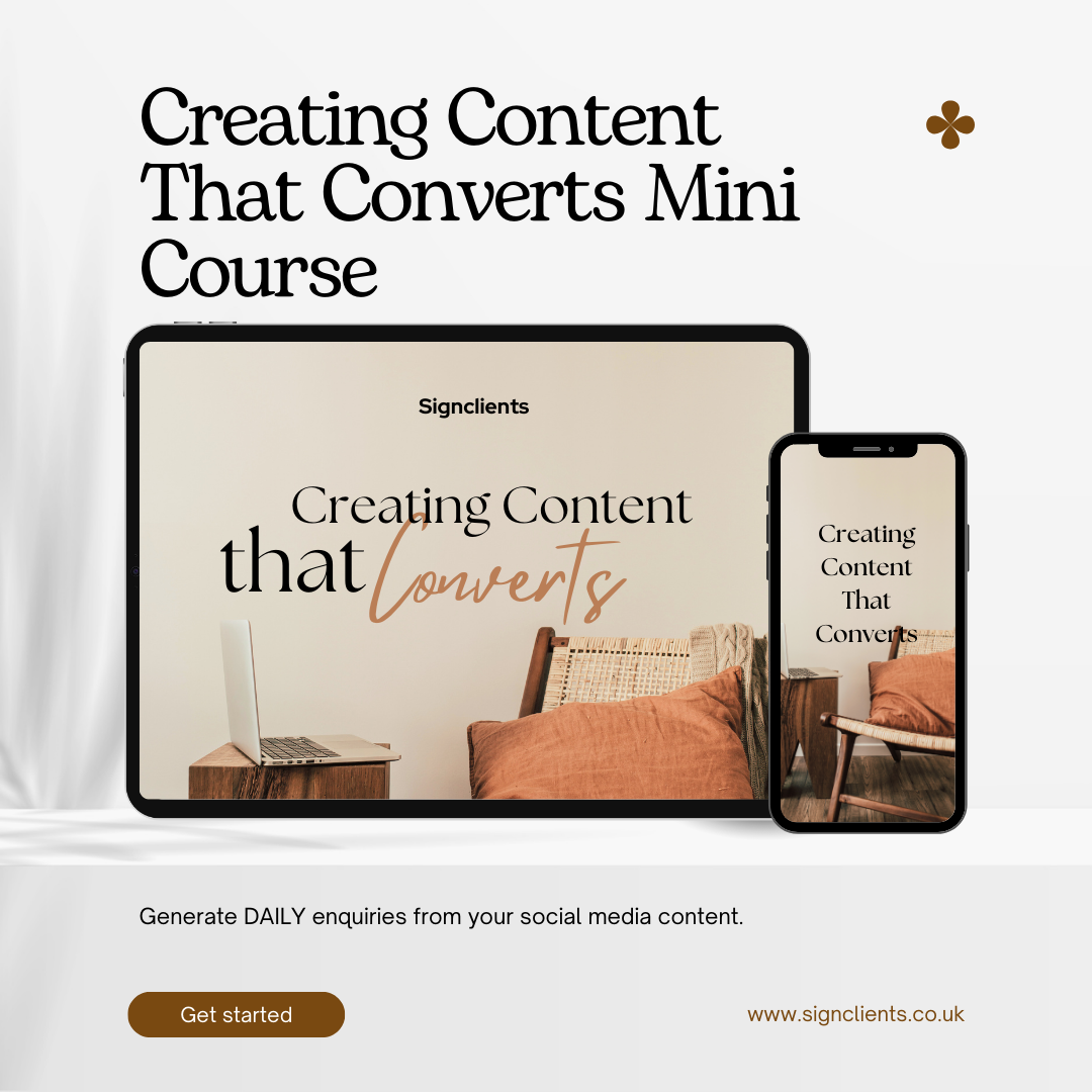 Creating Content That Converts Mini Course